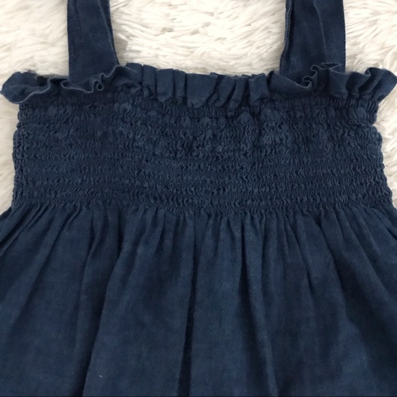 🦋 Zara Kids Girl Denim Flare Top 🦋 - Picture 3 of 3